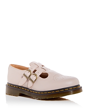 Dr. Martens' 8065 Virginia Leather Mary Jane Shoes In Vintage Tan