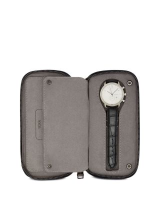 Nassau SLG Leather Embossed Travel Watch Case