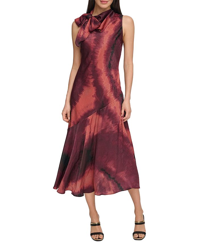 DKNY Tie Neck Dress | Bloomingdale's