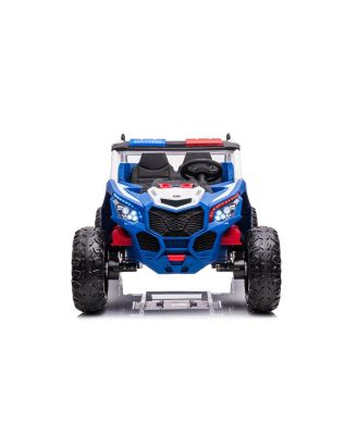  24V Toys Police UTV 2 Seater Ride-on - Ages 3-8