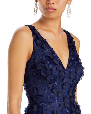 Eliza J Vネックフィット＆フレアドレス Eliza J V Neck Fit and Flare Dress | Bloomingdale's