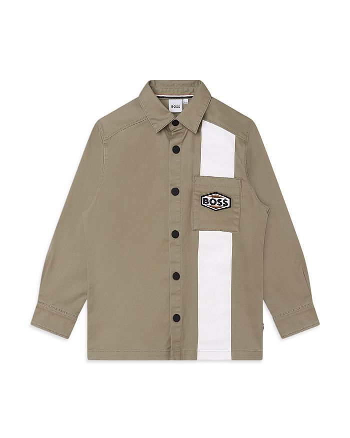BOSS Kidswear Boys' Button Front Shirt - Big Kid | Bloomingdale's