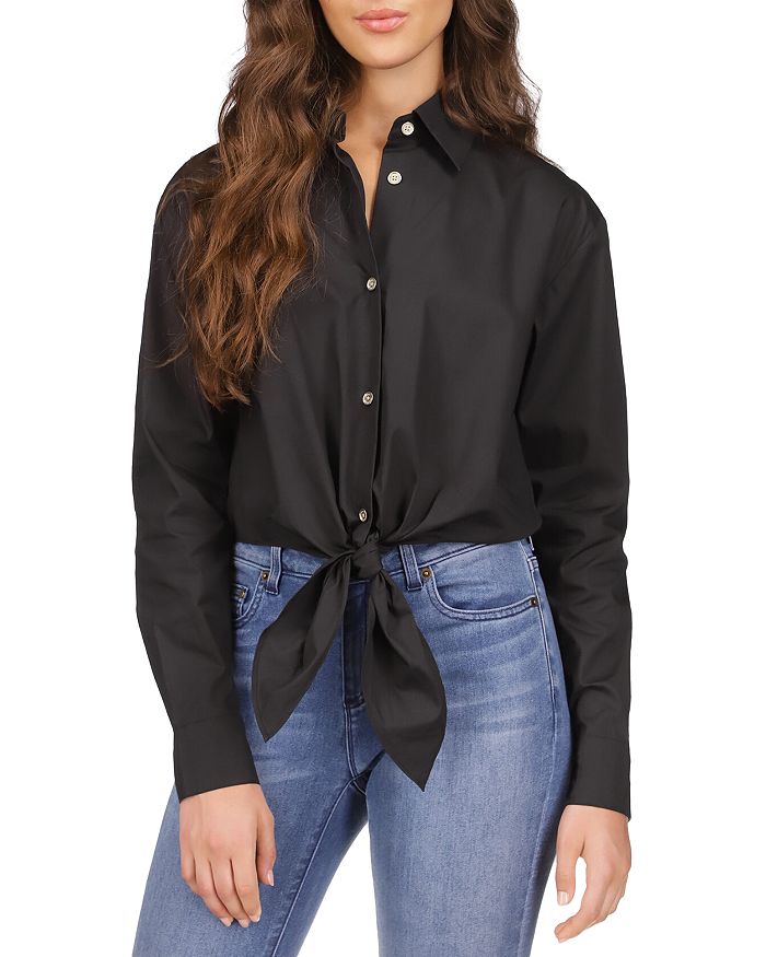 Michael Kors - Cotton Tie Front Shirt