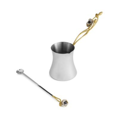 Anemone Large Coffee Pot & Spoon