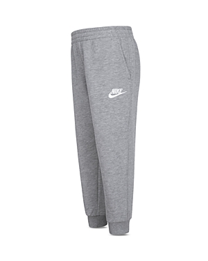 Shop Nike Club Fleece Jogger Pants - Little Kid In Dark Gray Heather