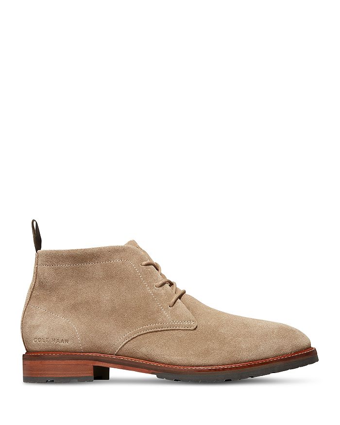 Shop Cole Haan Men's Berkshire Lace Up Lug Sole Chukka Boots In Tan