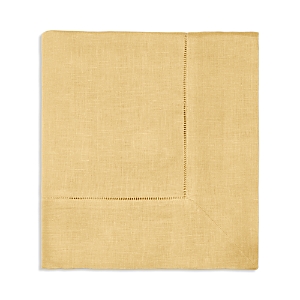 Sferra Festival Square Hemstitched Tablecloth, 66 X 66 In Butter