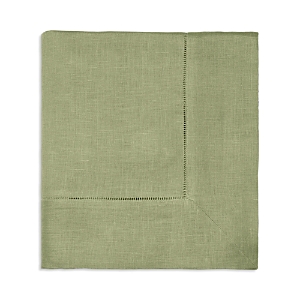 Sferra Festival Square Hemstitched Tablecloth, 66 X 66 In Sage
