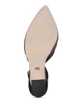 Women's Elaina Ankle Strap Pointed Toe High Heel Pumps