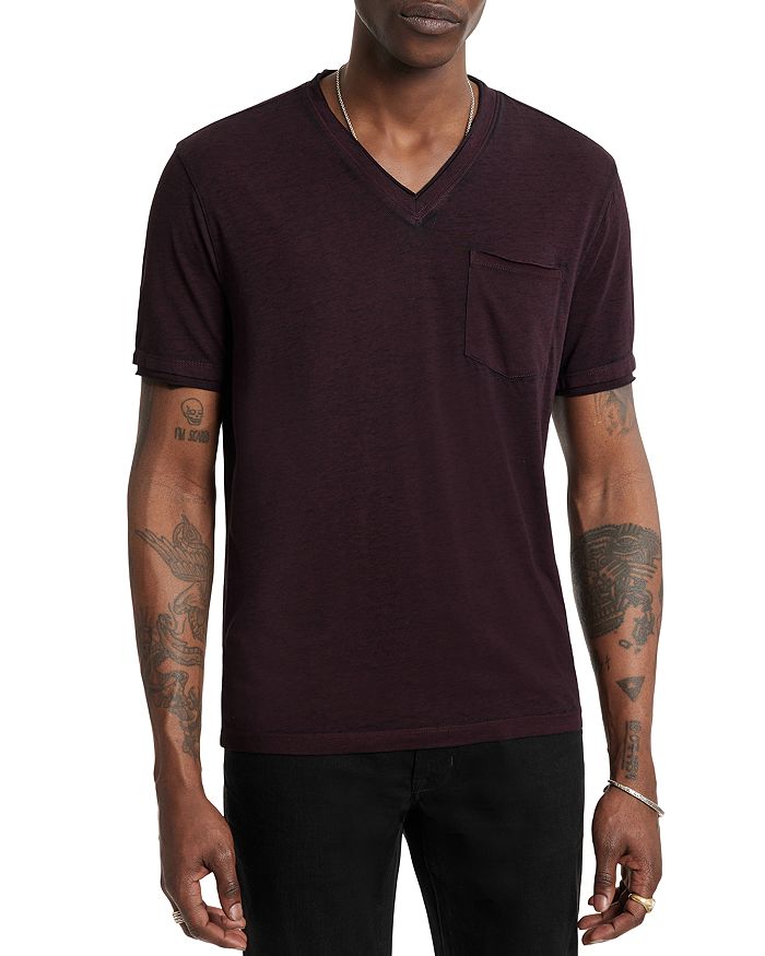 John Varvatos Davis V Neck Tee | Bloomingdale's
