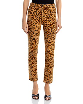 Michael Kors Leopard Print Pull-On Pants, Regular & Petite Sizes