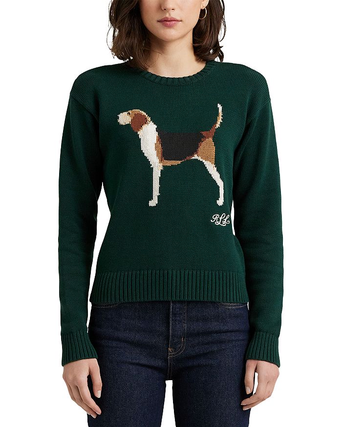 Ralph Lauren Dog Intarsia Sweater