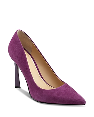 Marc Fisher Ltd Women's Sassie Pointed Toe Pumps In Dark Purple