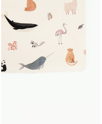 Stone Stripe Padded Changing Mat