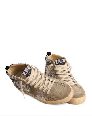 Women's Mid Star Glitter Mid Top Sneakers