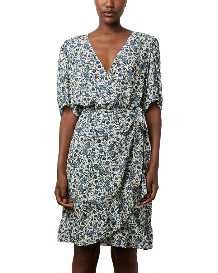 Gerard Darel Jesabelle Printed Faux Wrap Dress | Bloomingdale's
