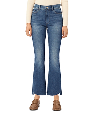 Shop Dl1961 Bridget High Rise Ankle Bootcut Jeans In Lighthouse