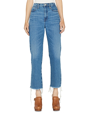 FRAME LE JANE HIGH RISE ANKLE STRAIGHT JEANS IN CARAMIA