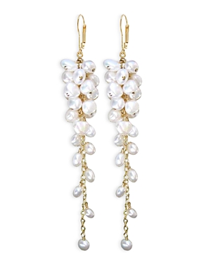 Aqua Imitation Pearl Drop Earrings - 100% Exclusive