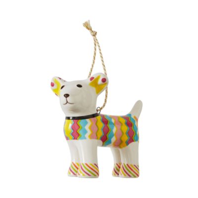 Tiffany Pooch Patchwork Ornament