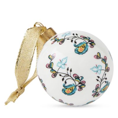 Psycho Sprig Yellow Bauble Ornament