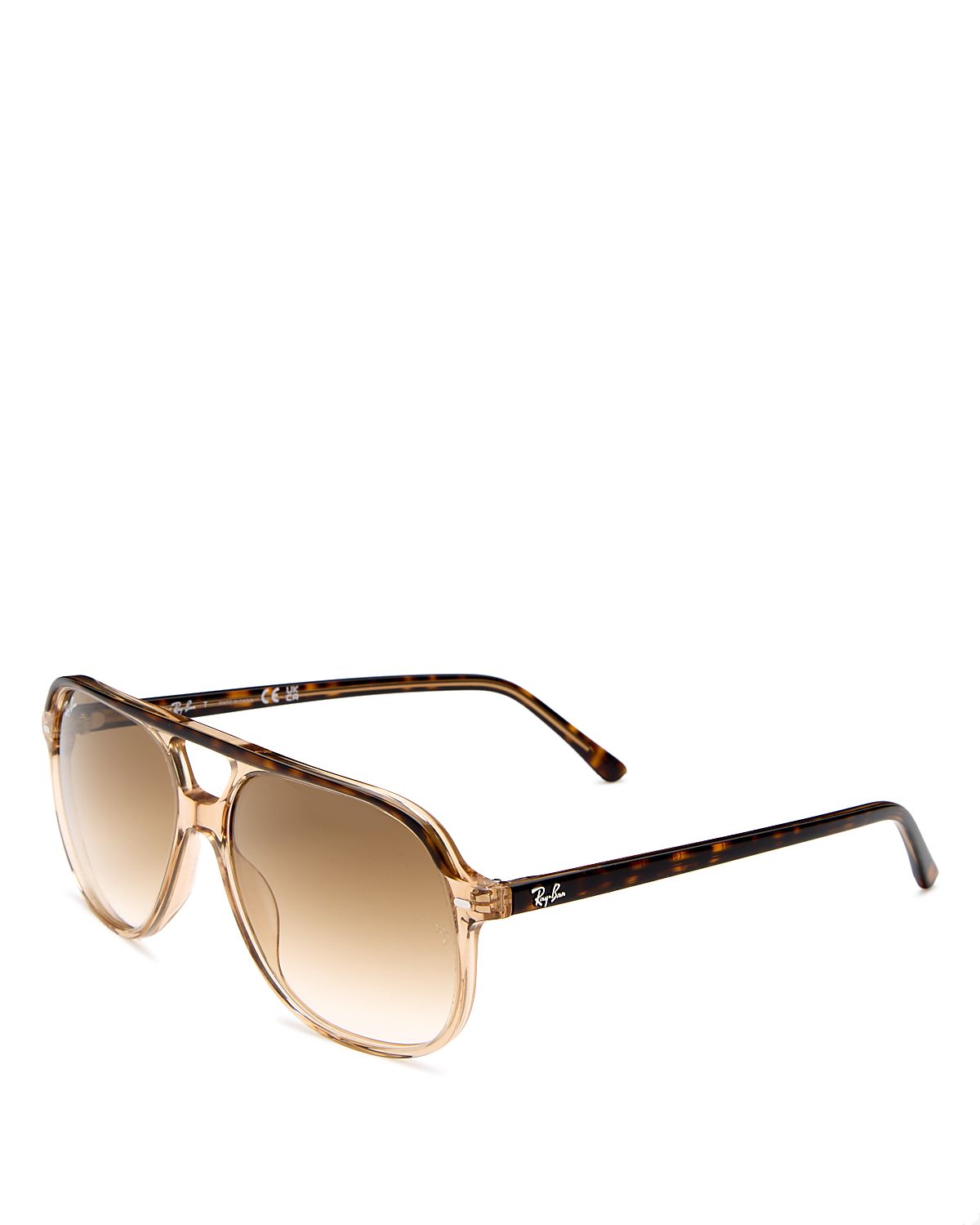 Ray-Ban Brow Bar Aviator Sunglasses, 56mm