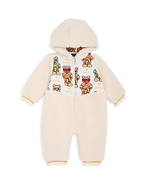 VERSACE UNISEX PIXEL TEDDY BEAR SHERPA ROMPER - BABY