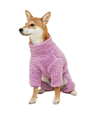 Little Beast Purple Disco Fleece Onesie For Dogs
