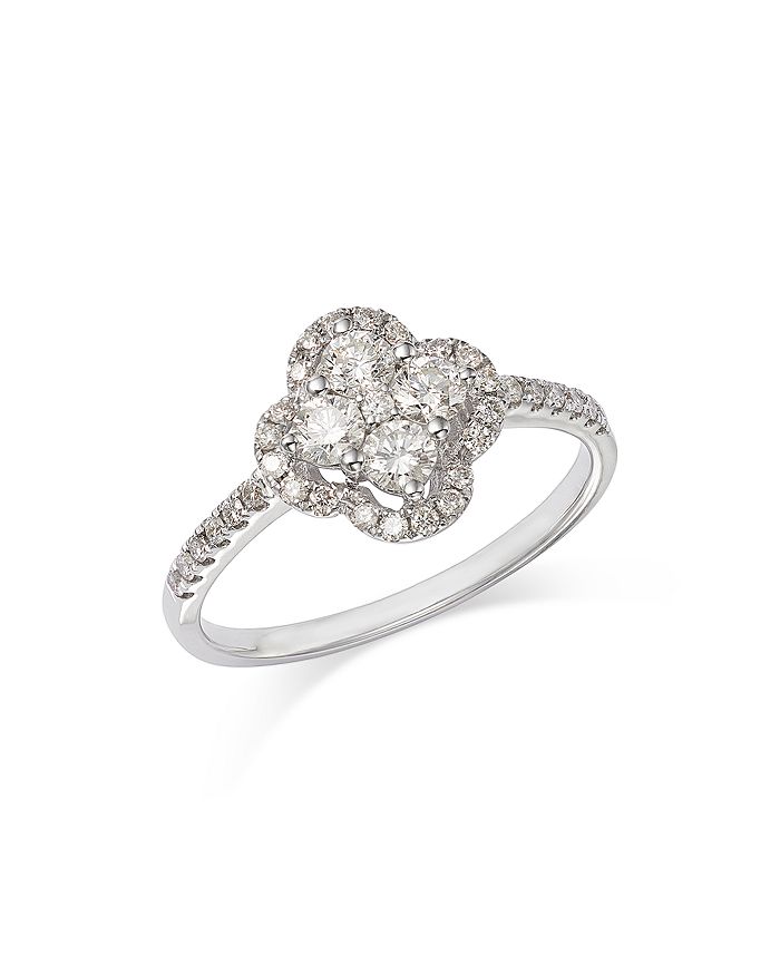 Bloomingdale's - Diamond Clover Ring in 14K White Gold, 0.60 ct. t.w.