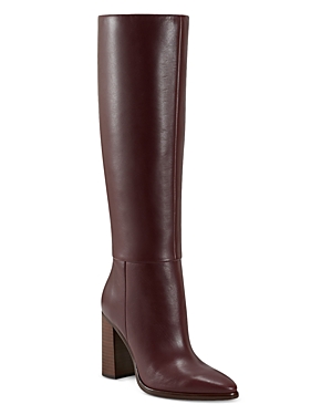 Marc Fisher Ltd Women's Lannie High Heel Boots In Dark Red