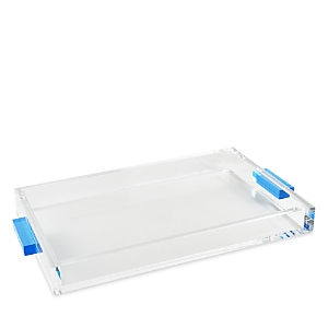 Shop Tizo Clear Tray With Blue Handles