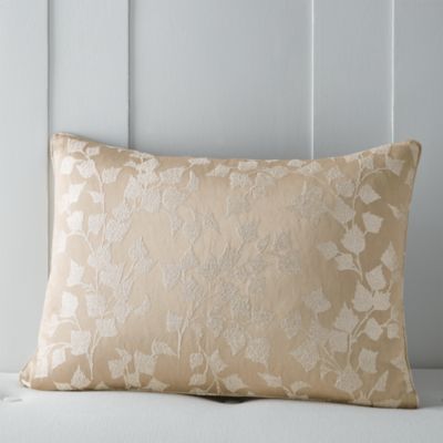 Hudson Park Collection - Gold-Tone Leaf Sham, Standard - Exclusive