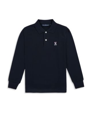 Unisex Long Sleeve Polo Shirt - Little Kid, Big Kid