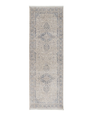 Feizy Marquette Mrq3775f Runner Area Rug, 2'8 X 10' In Gray