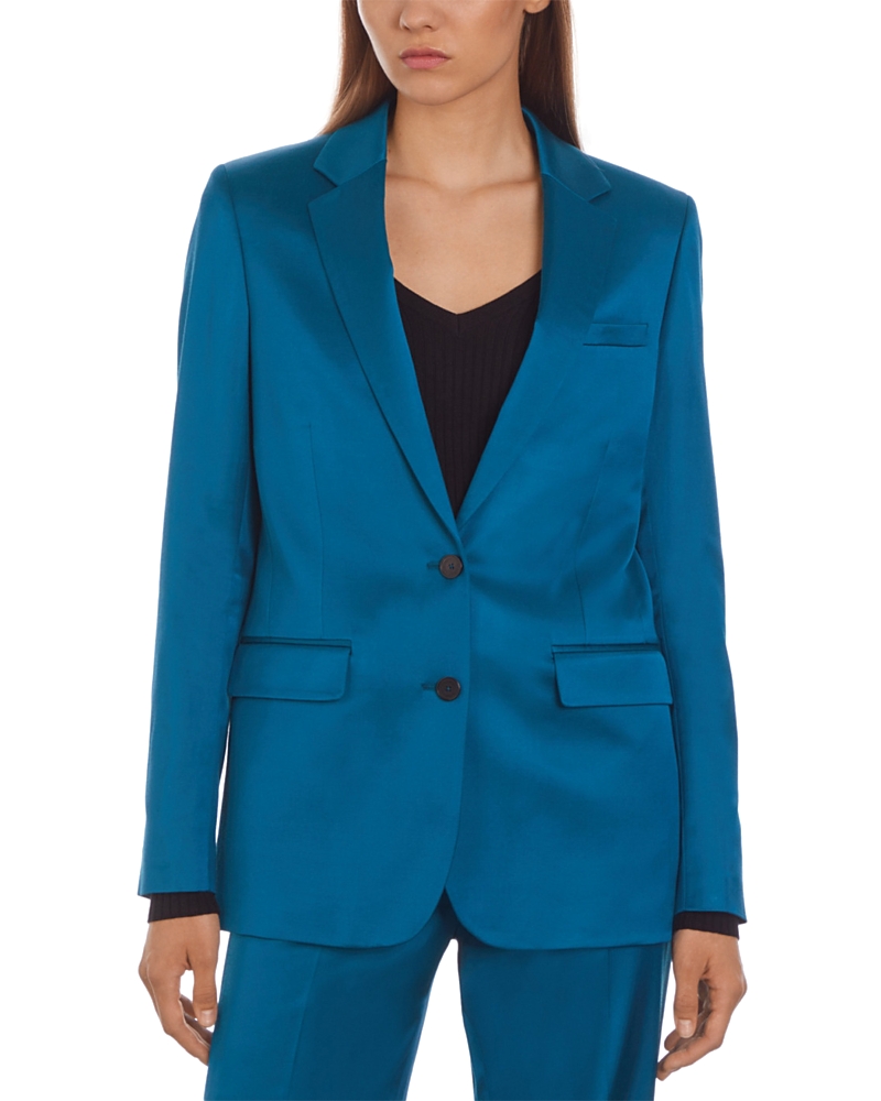 The Kooples Satin Text Blazer
