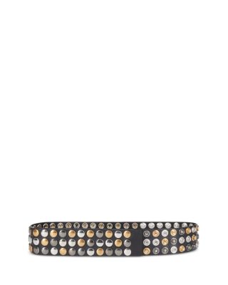 The Kooples Studded Leather Belt | Bloomingdale display picture 2