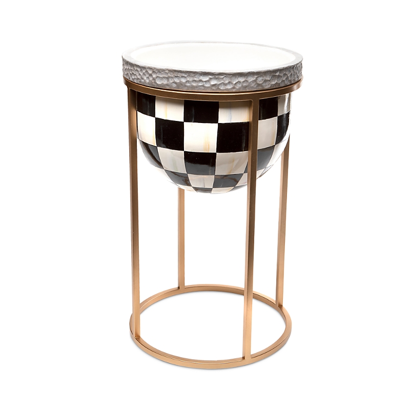 Mackenzie-Childs Courtly Check Plant Stand, Short