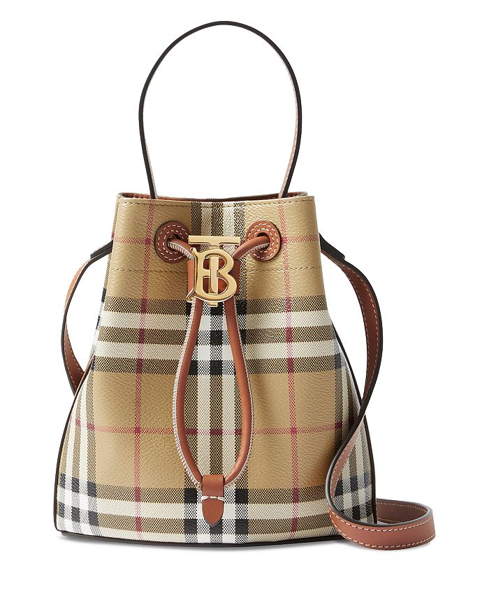 Mini Bucket Bag Studded Decor Drawstring For Daily, Clear Bag