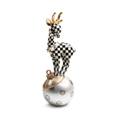 Mackenzie-Childs - Checked Deer Ornament