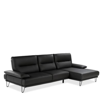 Amica 2-Piece Leather Sectional