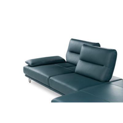 Amica 2-Piece Leather Sectional