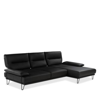 Amica 2-Piece Leather Sectional