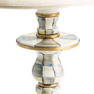 Sterling Check Candlestick Table Lamp