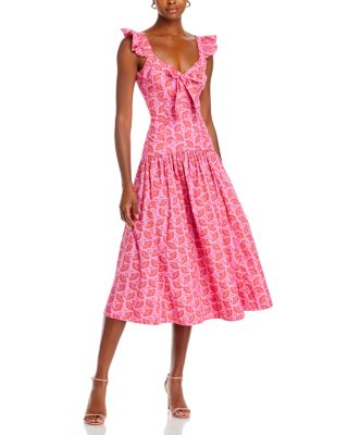 strapless open back dress Look Your Way Pink Gingham Midi Dress – Shop the Mint