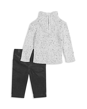 Miniclasix Boys' Mock Neck Sweater & Pants Set - Baby In Grey