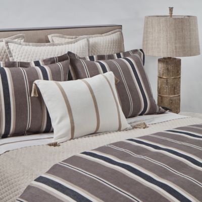 Faux Flax Coverlet Set, King