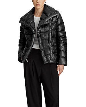 Shop Dawn Levy Arizona Puffer Coat In Black