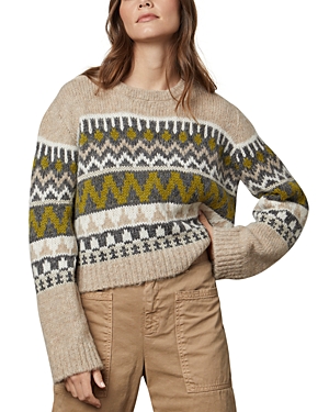Shop Velvet By Graham & Spencer Makenzie Printed Sweater In Lilac