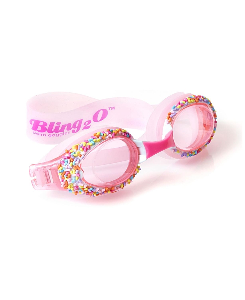 Photos - Sunglasses Bling2o Bling2o Cake Pop Angel Pink Swim Goggles for Girls - Ages 2-6 815329020260
