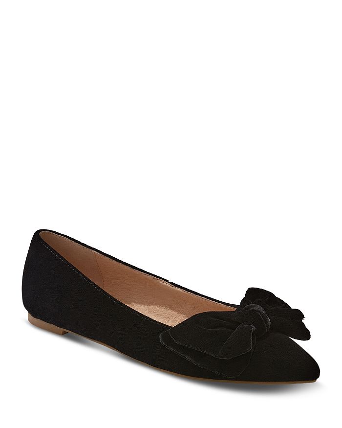 Jack Rogers Women s Debra Velvet Pointed Toe Ballet Flats